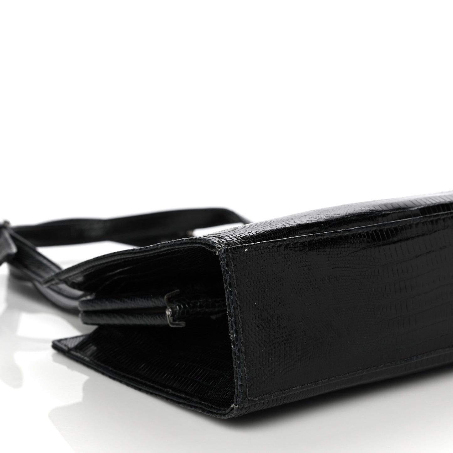 Lizard Satchel Black