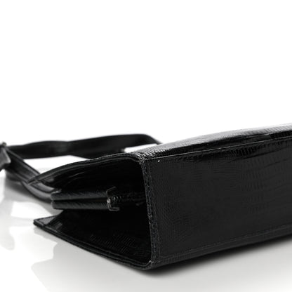 Fendi Lizard Satchel Black 9 of 13