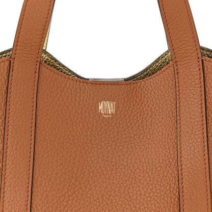 Moynat Taurillon Gex Duo BB Tote Bag Canelle Gold 7 of 9