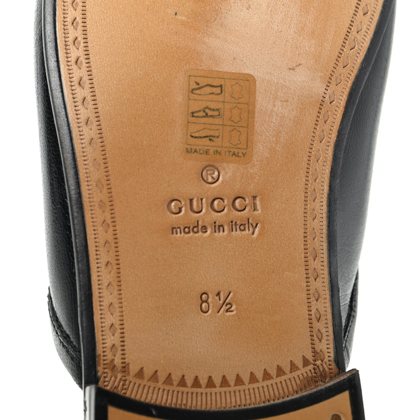 Goatskin Mens Horsebit Slippers 8.5 Black