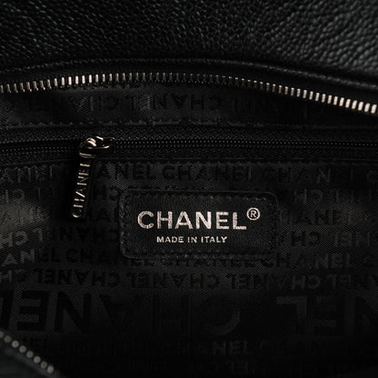 Chanel Caviar Square Stitched Tote Black 6 of 7