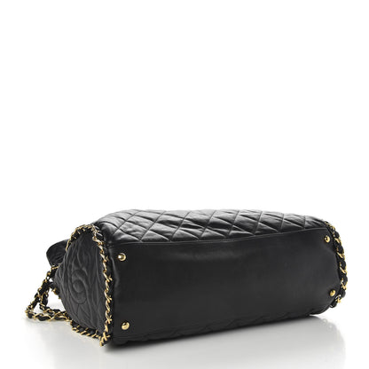 Chanel Calfskin Quilted Large Chain Me Hobo Black 4 of 10