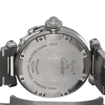 Cartier Stainless Steel 35mm Pasha C Automatic Watch 4 of 4
