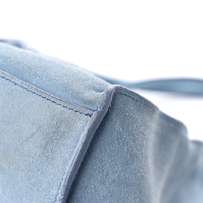 Celine Suede Supple Grained Calfskin Medium Big Bag Slate Blue 7 of 22