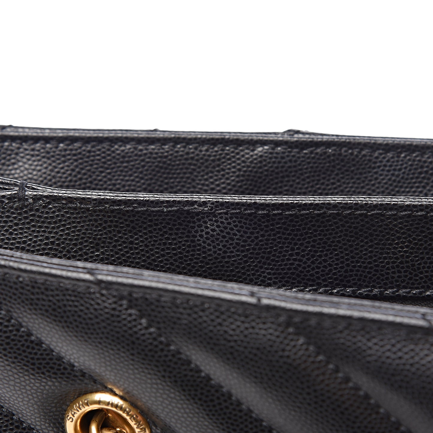 Grain De Poudre Matelasse Chevron Small Tribeca Shopping Bag Black