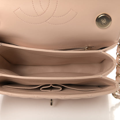 Chanel Lambskin Quilted Small Trendy CC Dual Handle Flap Bag Beige 5 of 12