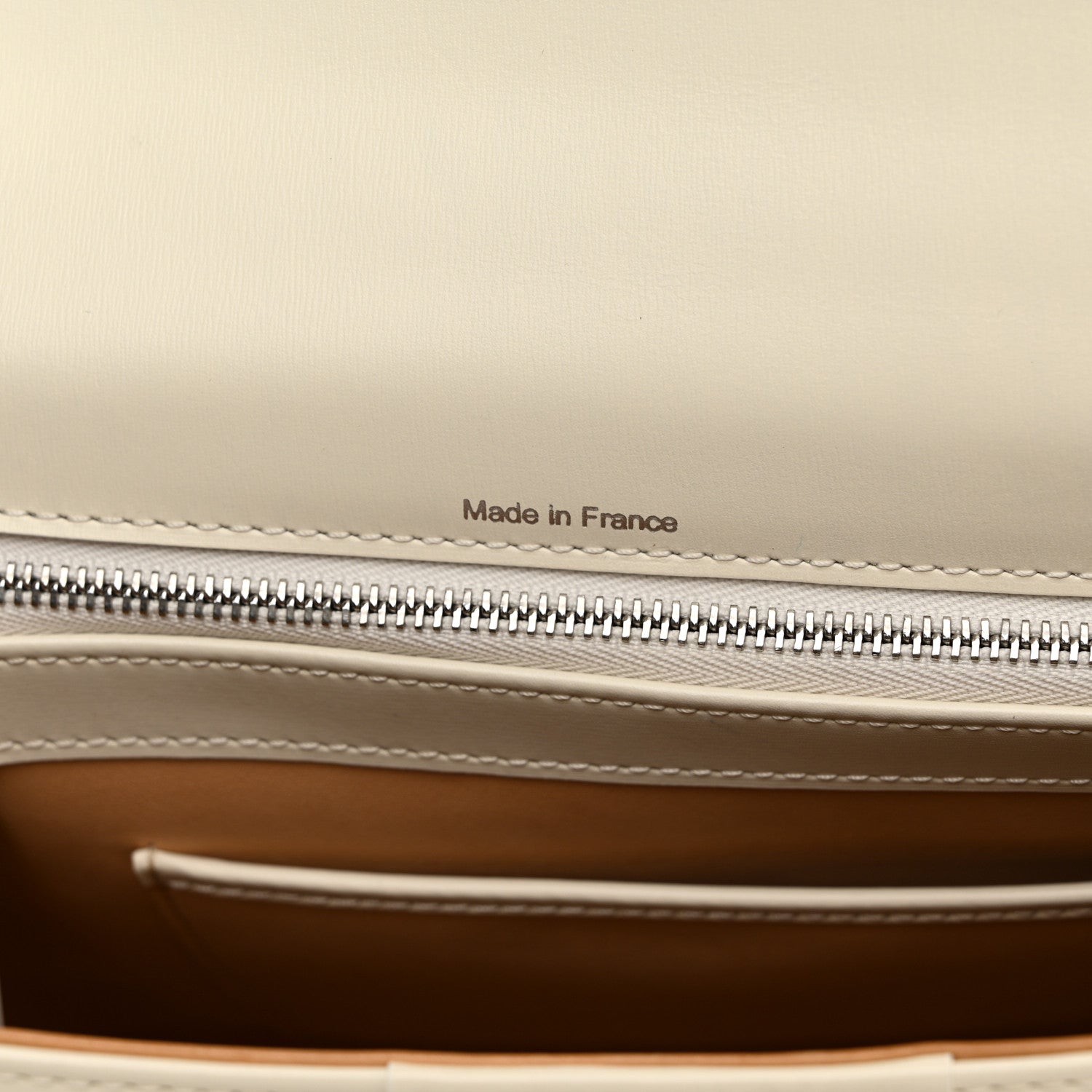 Delvaux Box Calfskin Studded MM Brillant Satchel Ivory 7 of 12
