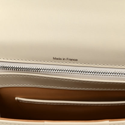 Delvaux Box Calfskin Studded MM Brillant Satchel Ivory 7 of 12