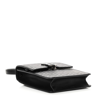 Burberry E-Canvas Monogram Robin Bag Black 4 of 9