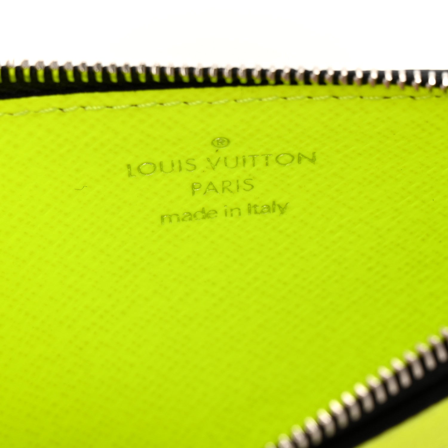 Louis Vuitton Monogram Taiga Coin Card Holder Yellow 6 of 9