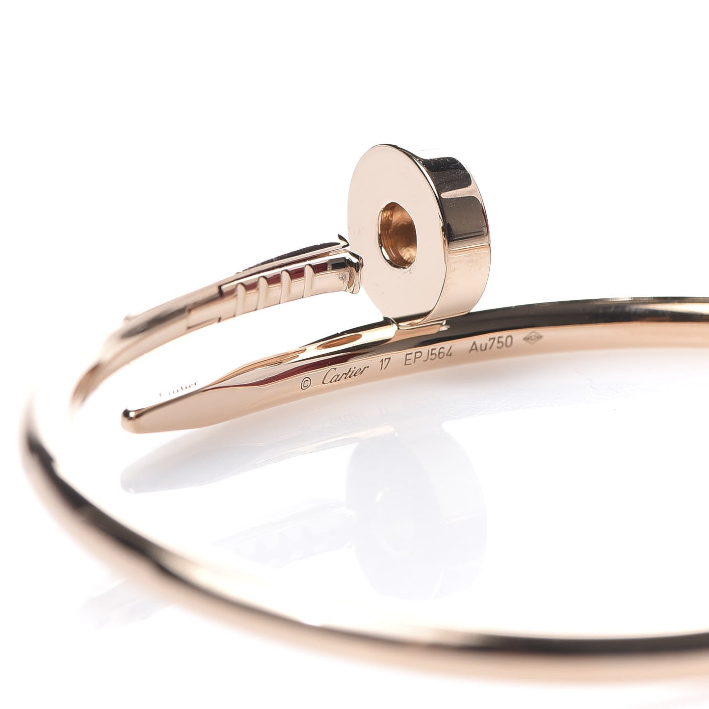 18K Pink Gold Juste Un Clou Bracelet 17