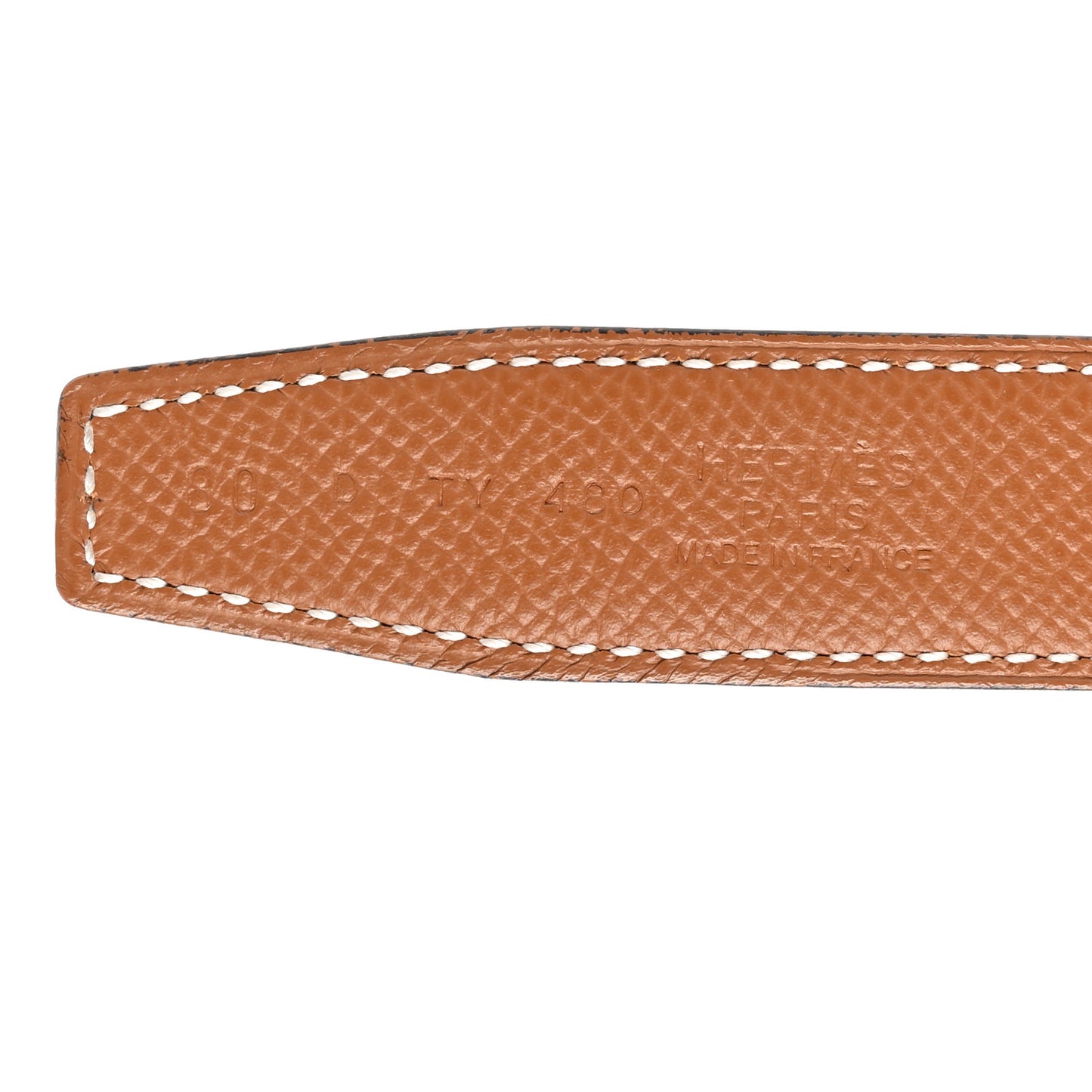 Swift Epsom 24mm Belt Strap 80 Black Gold