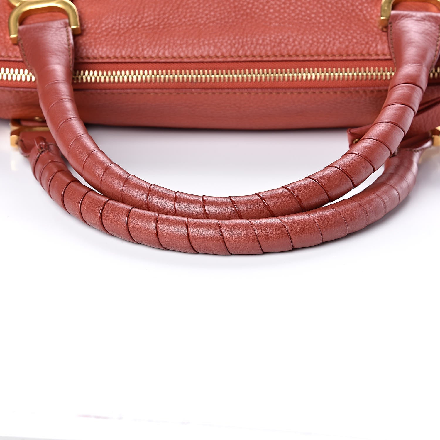 Chloe Calfskin Large Marcie Satchel Maple Leaf 12 of 19