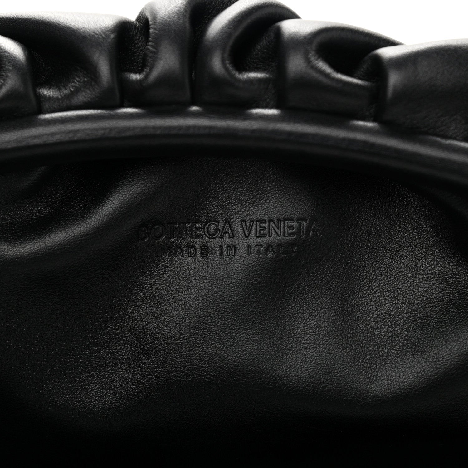 Bottega Veneta Smooth Butter Calf The Pouch Oversized Clutch Black 6 of 9