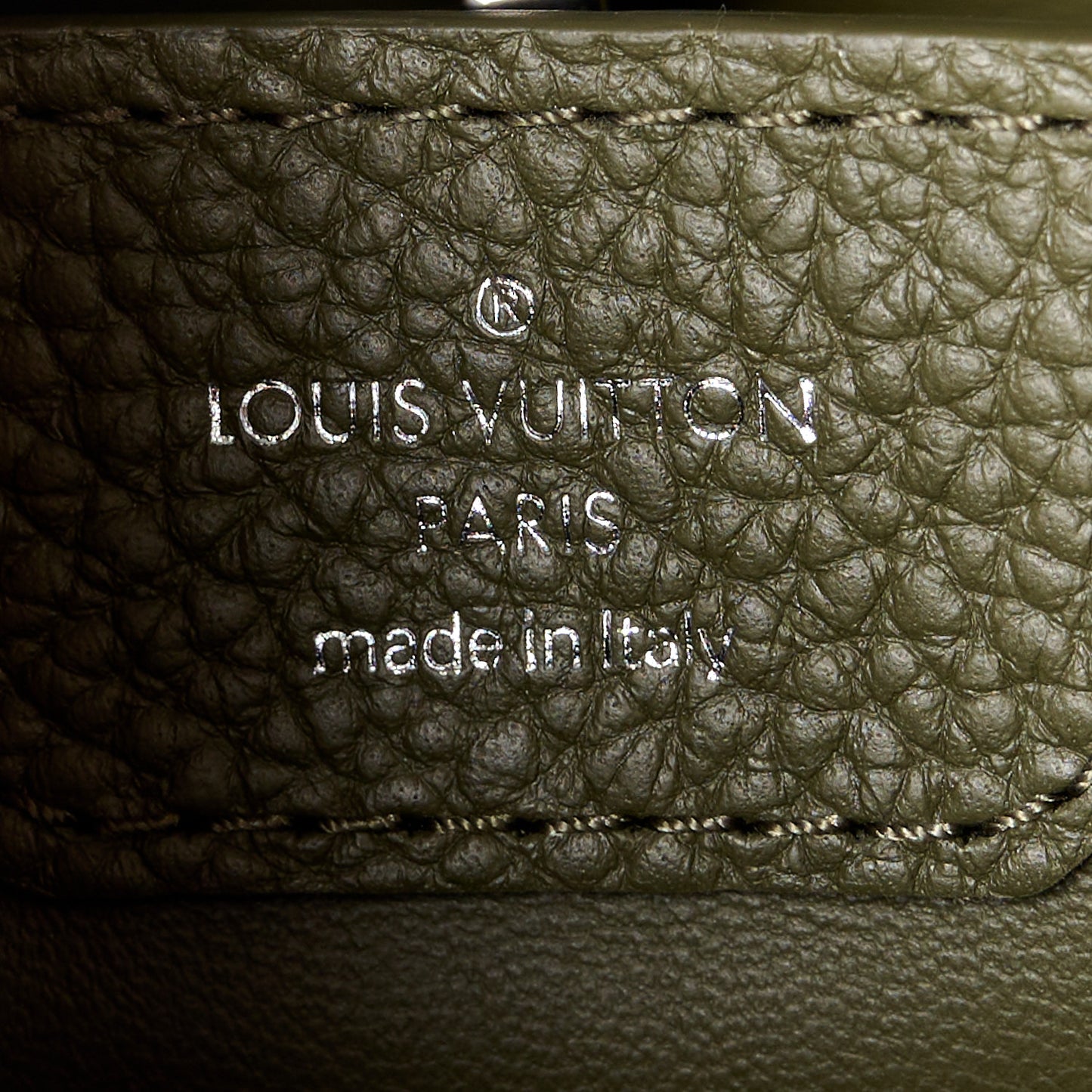 Taurillon Capucines BB Khaki