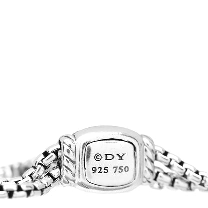 David Yurman Sterling Silver 18K Yellow Gold Cable Collectibles Heart Station Bracelet 4 of 4