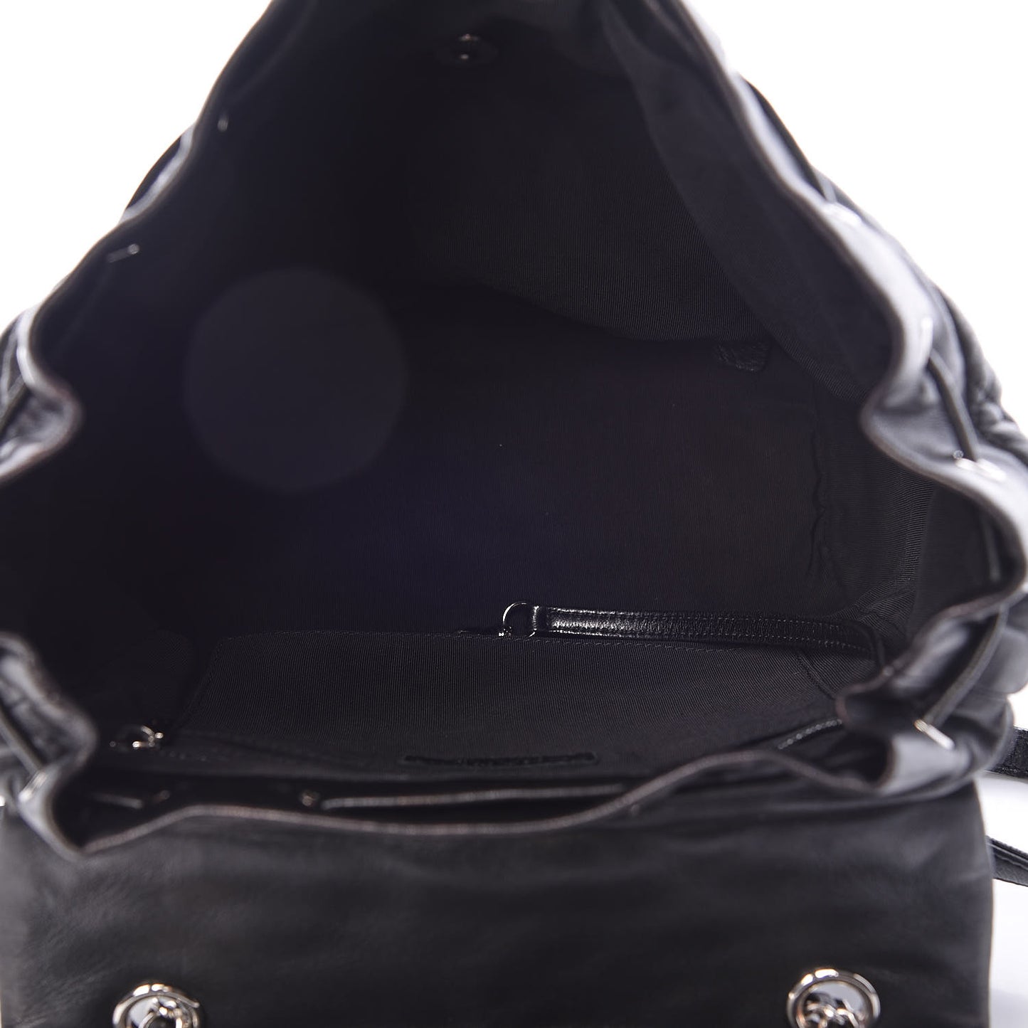 Calfskin Quilted Large Urban Spirit Backpack Black