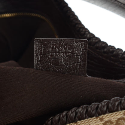 Gucci Monogram Large Horsebit Chain Hobo Dark Brown 7 of 7