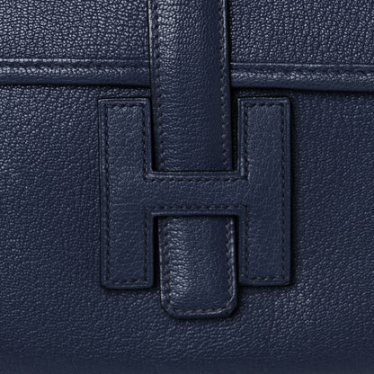 Hermes Chevre Mysore Jige Elan 29 Bleu Saphir 8 of 13
