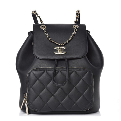 Chanel Caviar Quilted Business Affinity Backpack Black 1 of 8