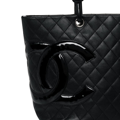 Chanel Calfskin Quilted Large Cambon Tote Black 8 of 11
