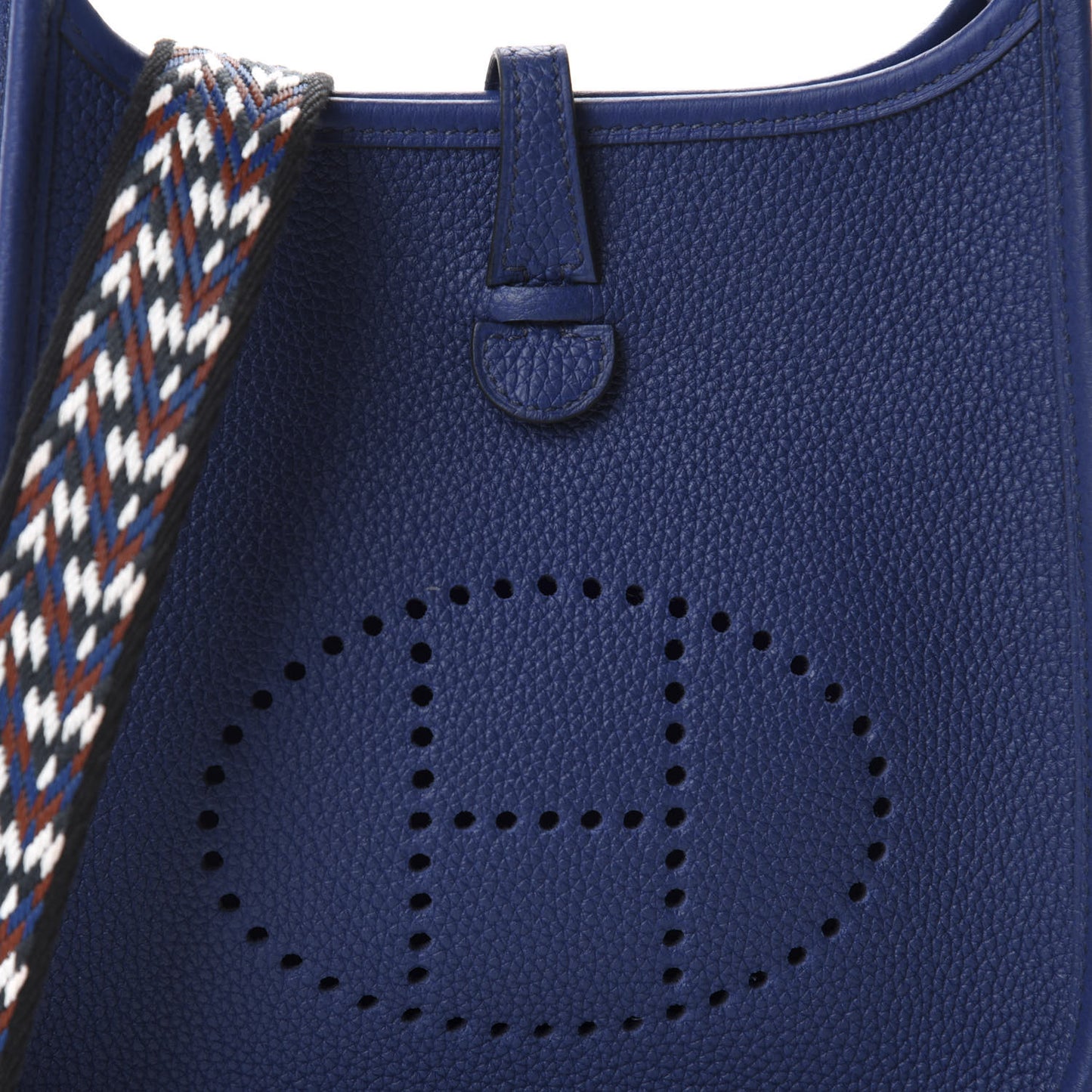 Taurillon Maurice Zigzag Evelyne TPM Bleu Saphir Bleu Zellige Indigo Black
