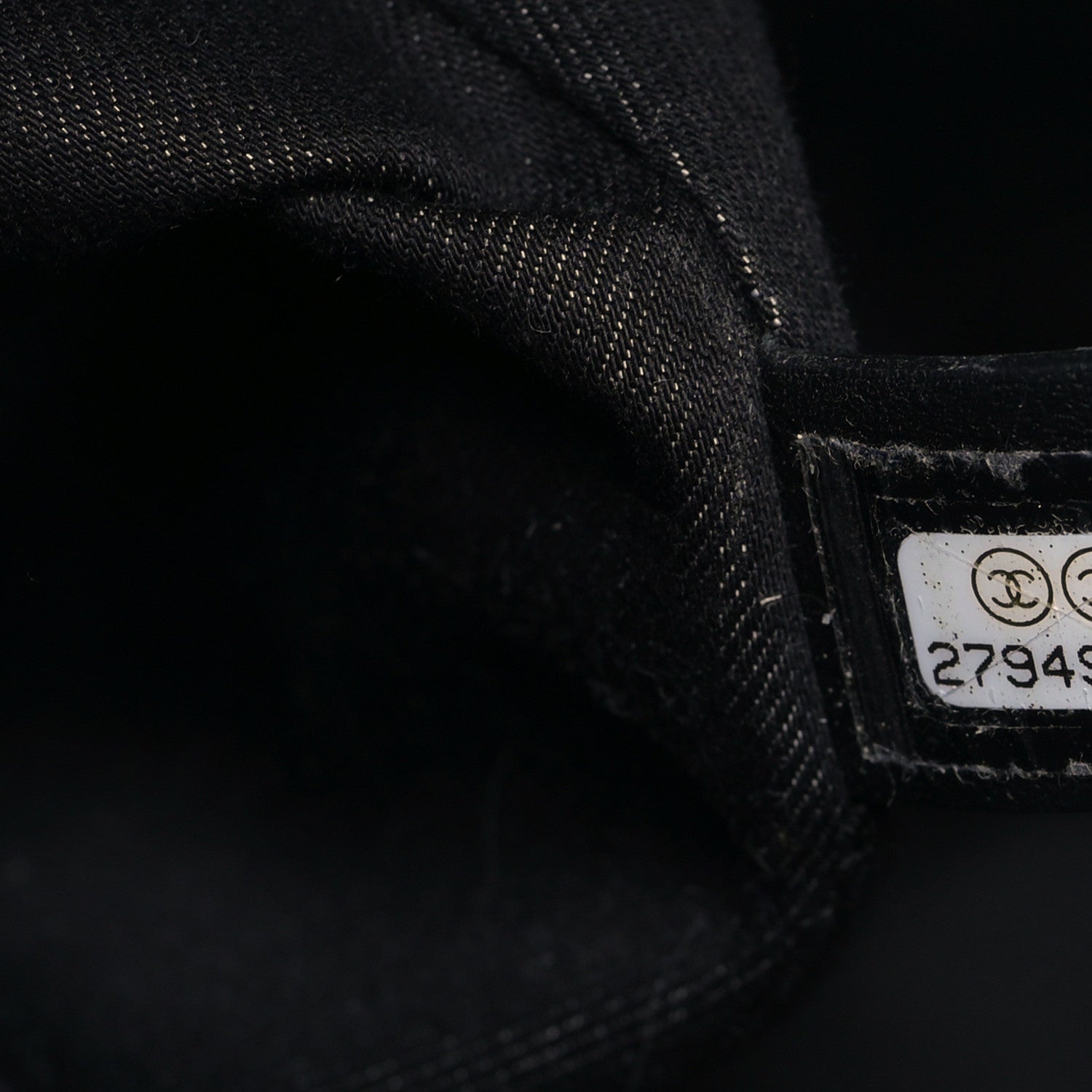 Chanel Calfskin Stitched Large Stripe Hobo Beige Black 7 of 9