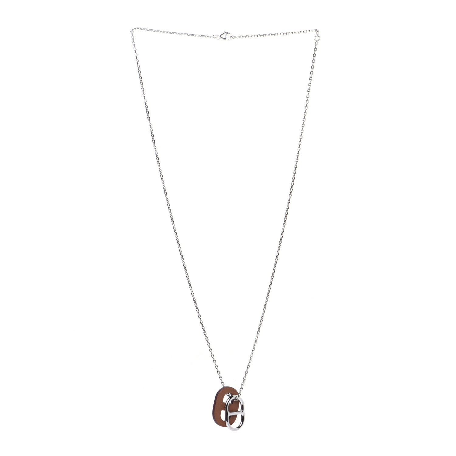 Hermes Swift O'Maillon Pendant Necklace Gold 4 of 8