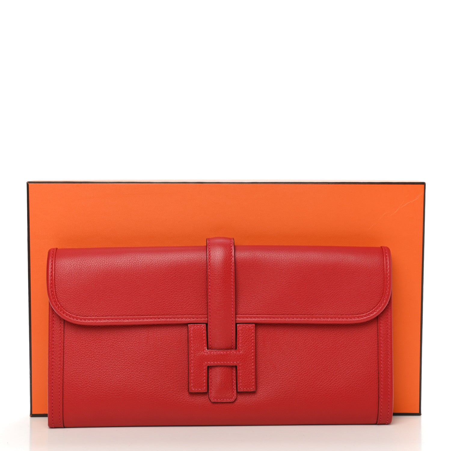 Hermes Evercolor Jige Elan 29 Rouge Casaque 7 of 7
