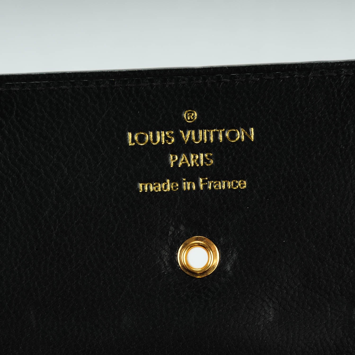 Louis Vuitton Box Calfskin Vivienne LV Long Wallet Black 5 of 8