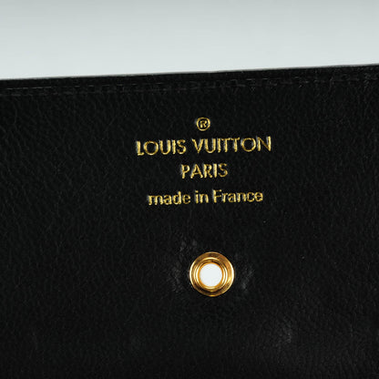 Louis Vuitton Box Calfskin Vivienne LV Long Wallet Black 5 of 8