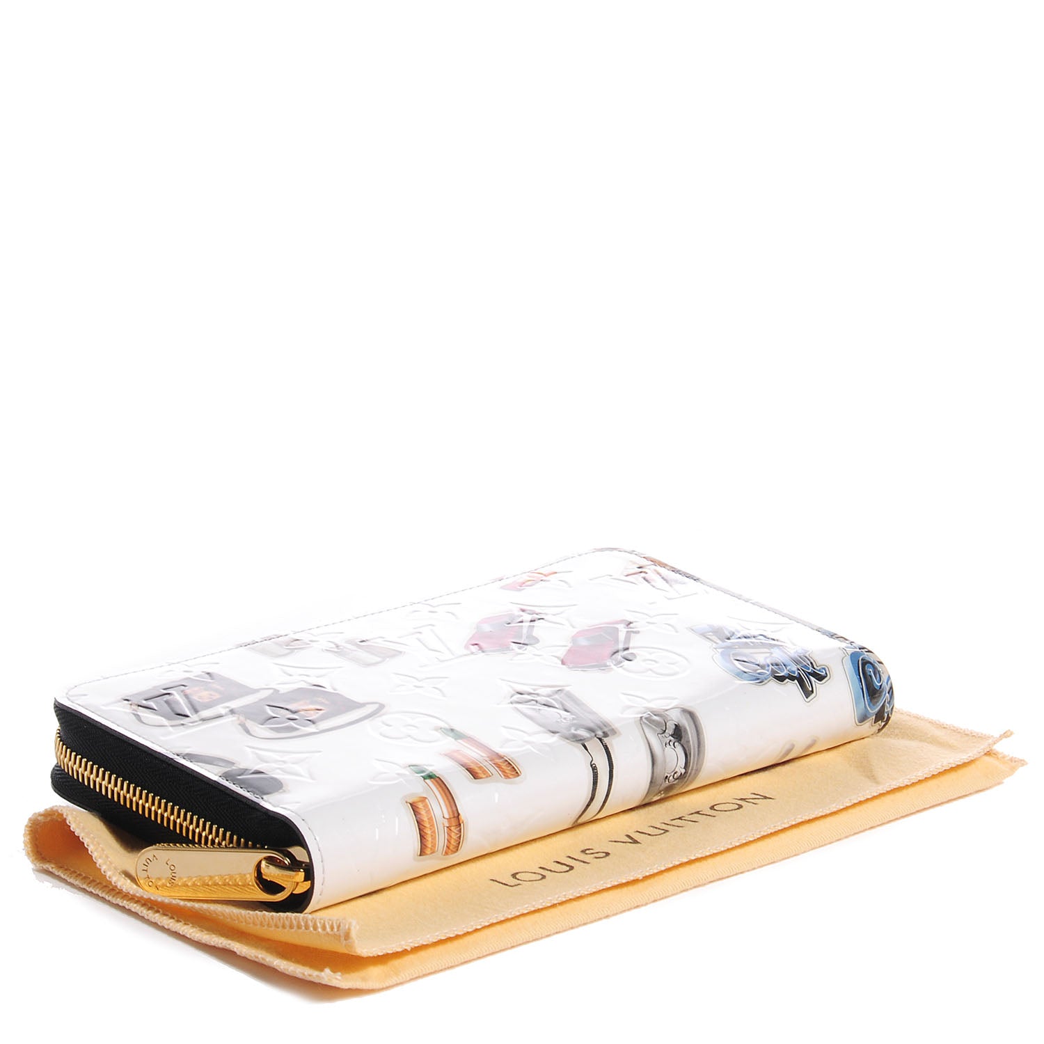 Louis Vuitton Vernis Stickers Zippy Wallet 4 of 8