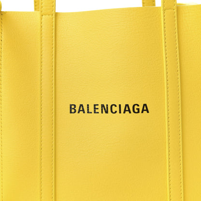 Balenciaga Smooth Calfskin Logo XXS Everyday Tote Jaune Soleil Black 10 of 10