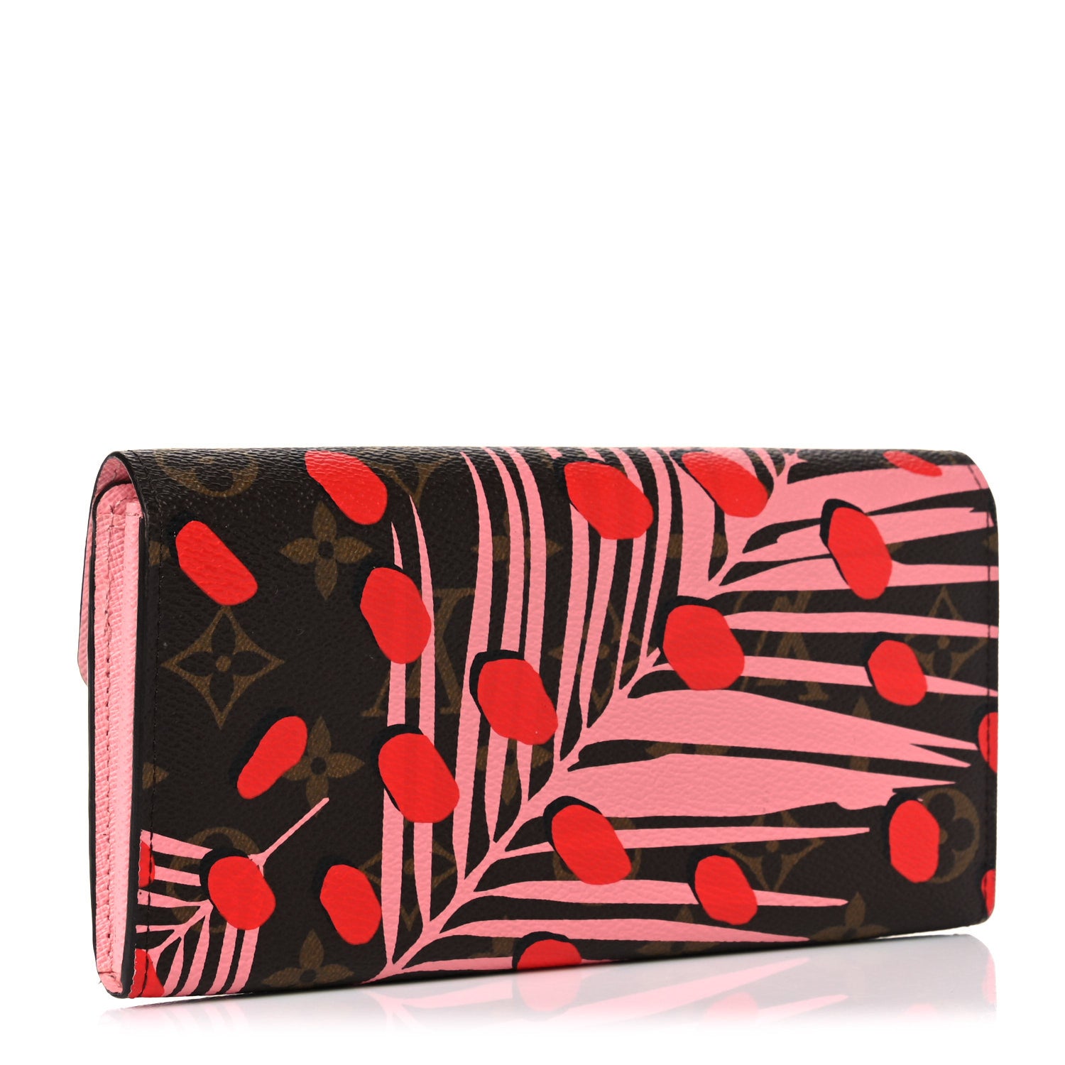 Louis Vuitton Monogram Jungle Dots Sarah Wallet Sugar Pink Poppy 3 of 10
