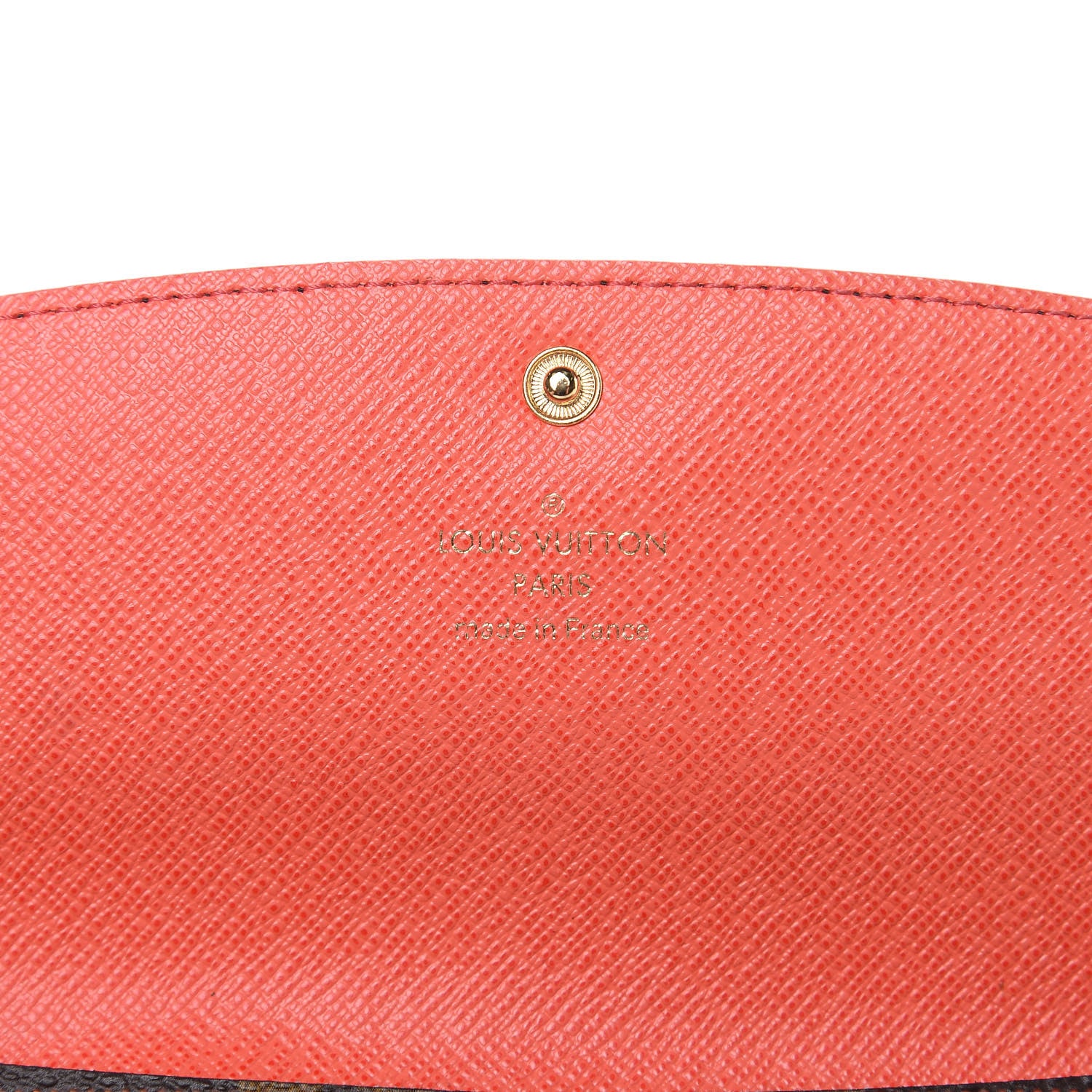 Louis Vuitton Monogram Emilie Wallet Poppy 6 of 10