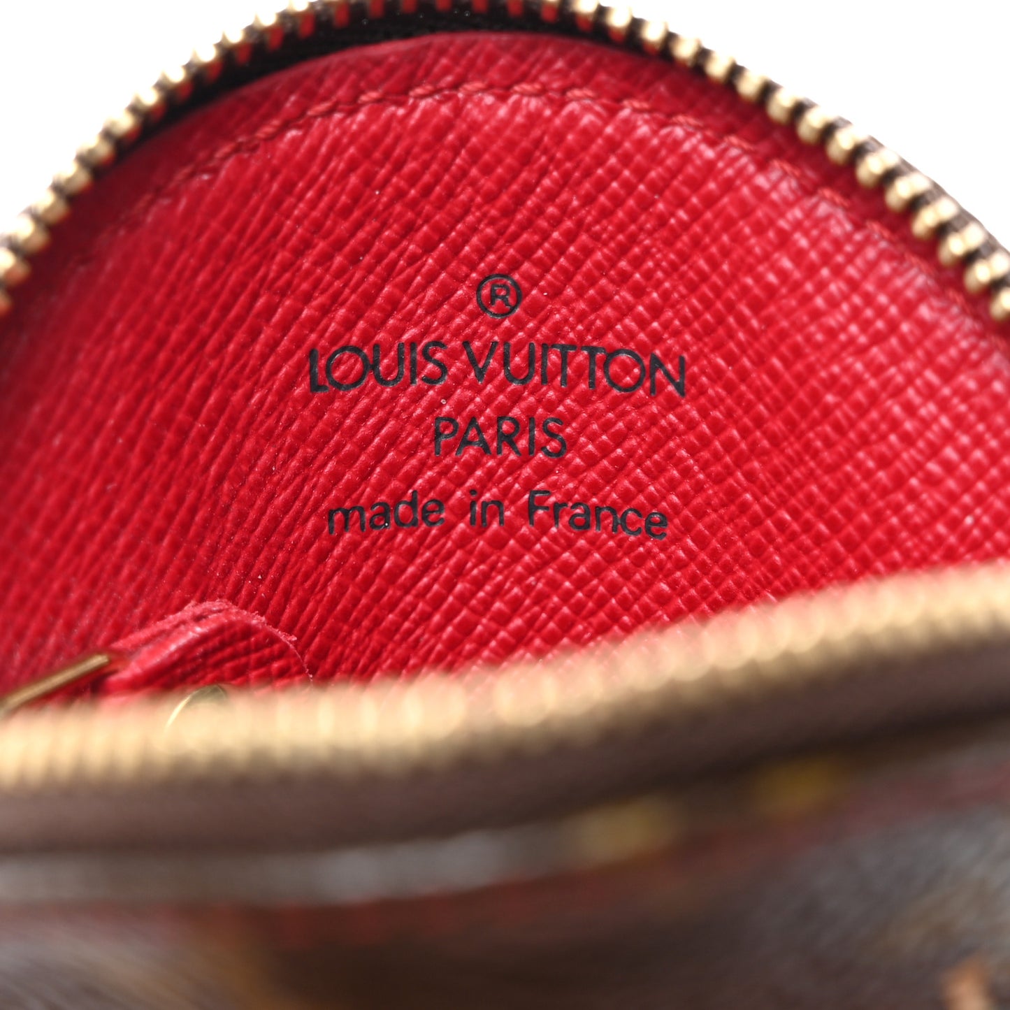 Monogram Cerises Round Coin Purse