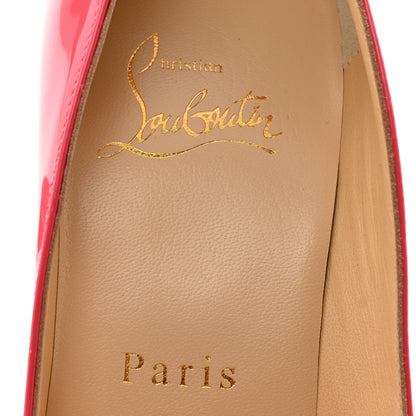 Christian Louboutin Patent Pigalle Follies 100 Pumps 35 Pinky 6 of 8