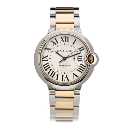 Cartier Stainless Steel 18K Yellow Gold 36mm Ballon Bleu De Cartier Automatic Watch 1 of 4