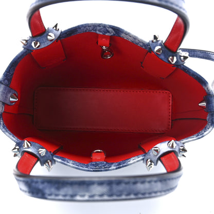 Christian Louboutin Calfskin Punk Mini North South Cabata Tote Multi 5 of 10