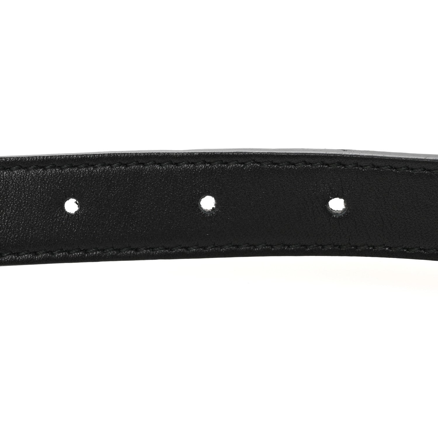 Gucci Calfskin Double G 20mm Belt 90 36 Black 6 of 8