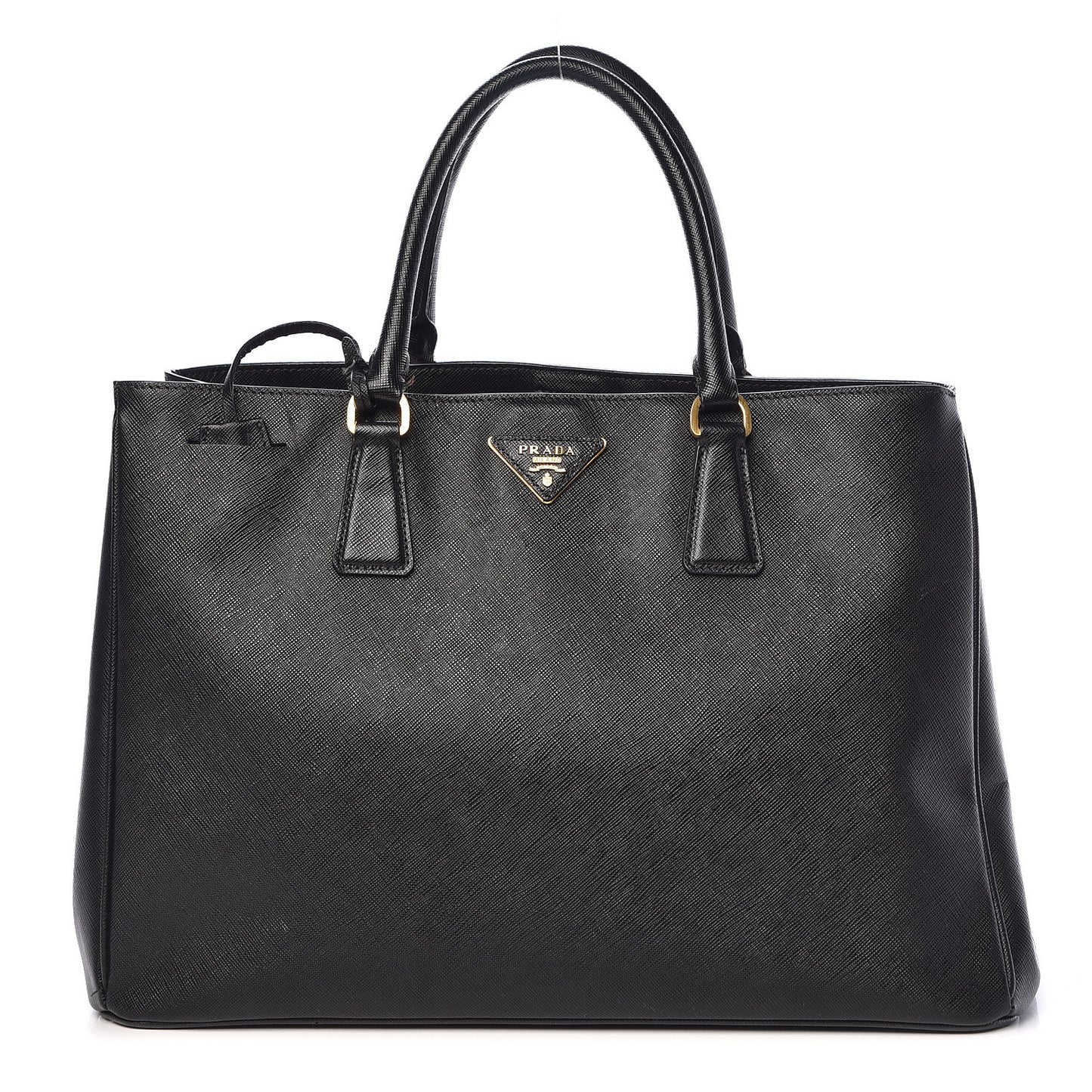 Saffiano Lux Large Tote Black