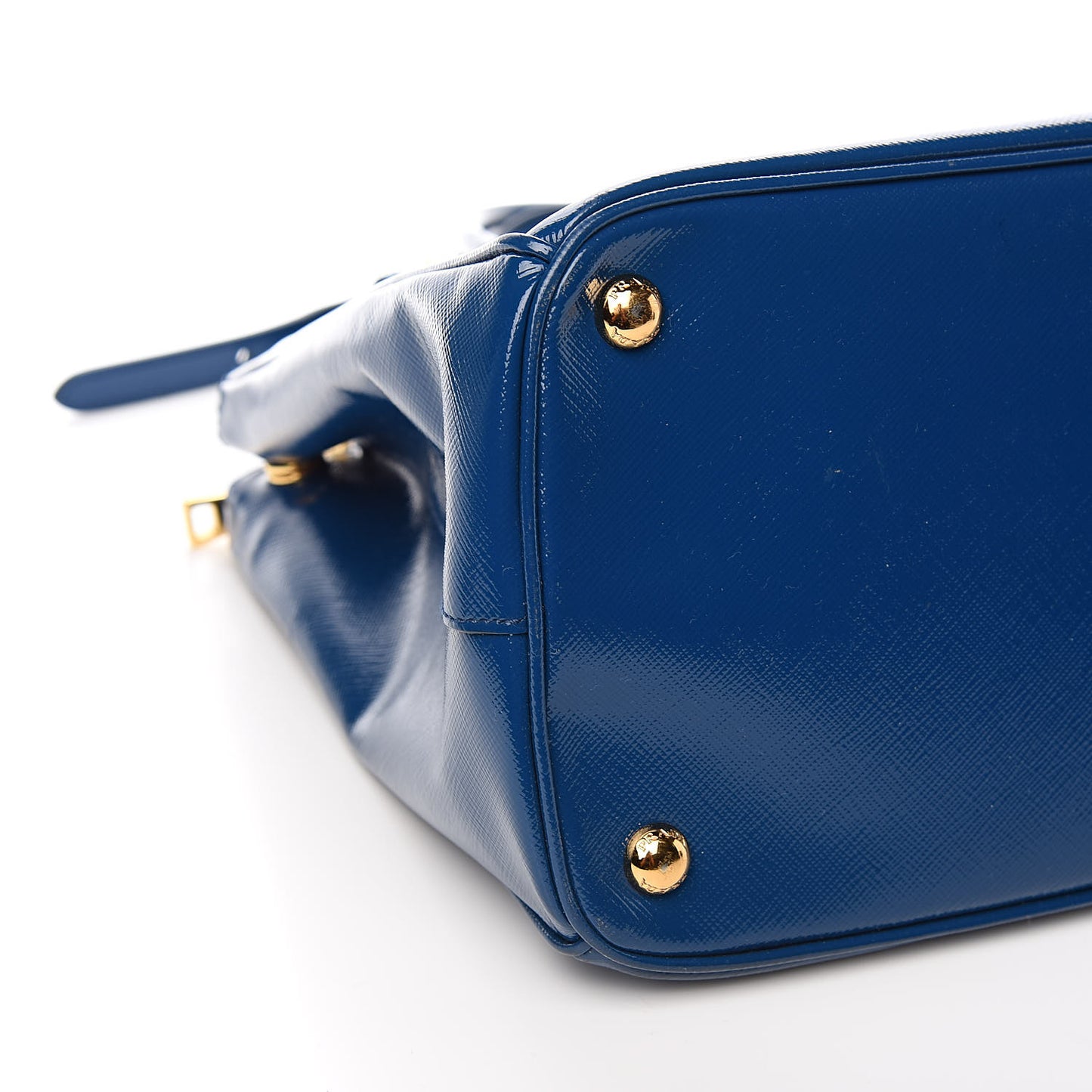 Saffiano Vernice Medium Galleria Double Zip Tote Ottanio