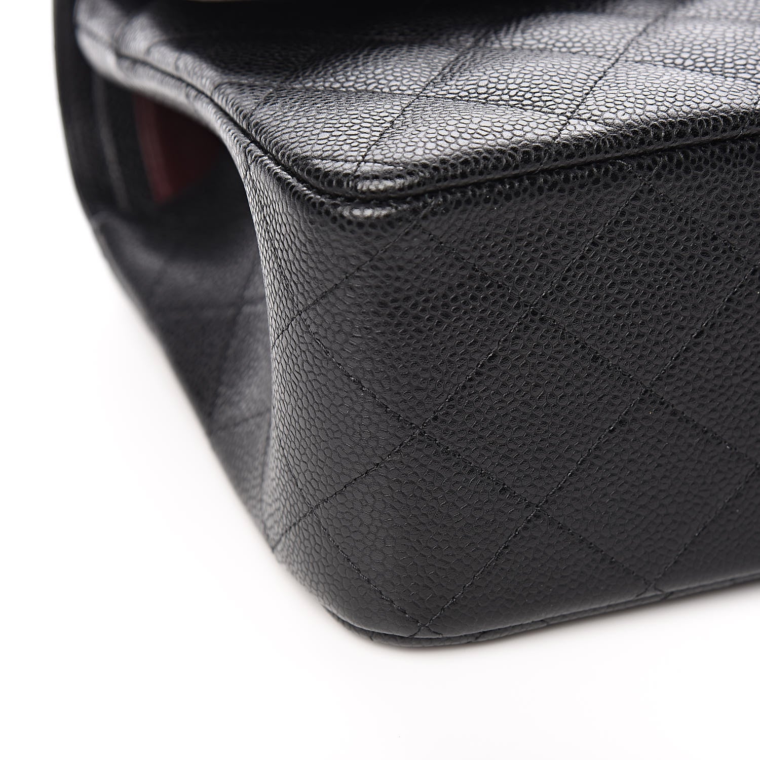 Chanel Caviar Quilted Jumbo Double Flap Black 8 of 11