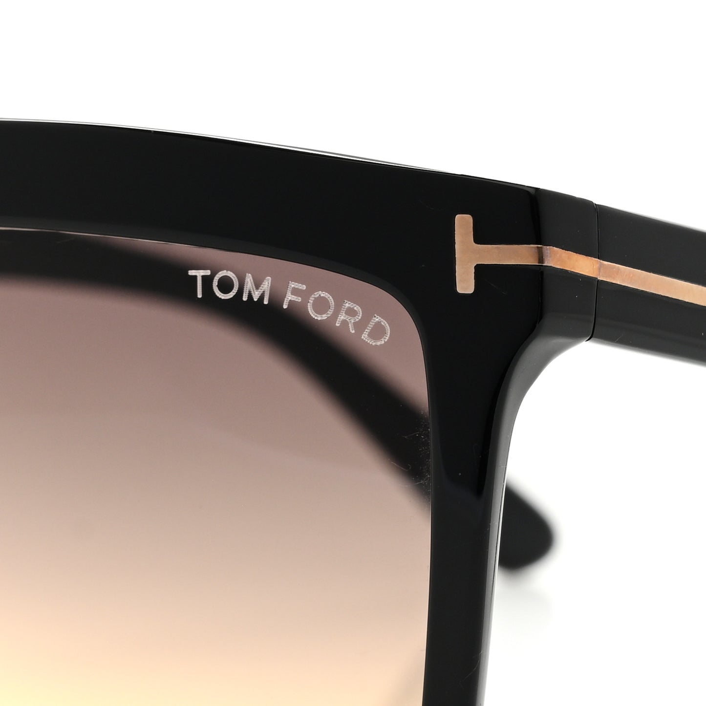 Acetate Sabrina Square Sunglasses TF764 Black