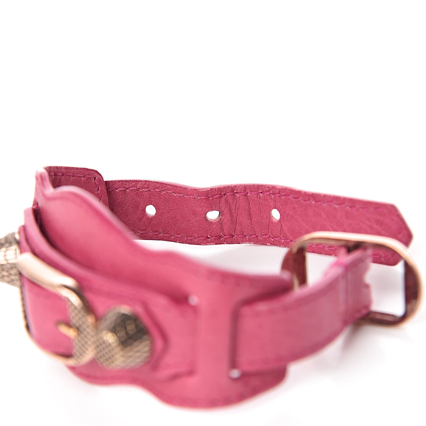 Agneau Arena Giant 12 Rose Gold Hardware M Bracelet Cyclamen