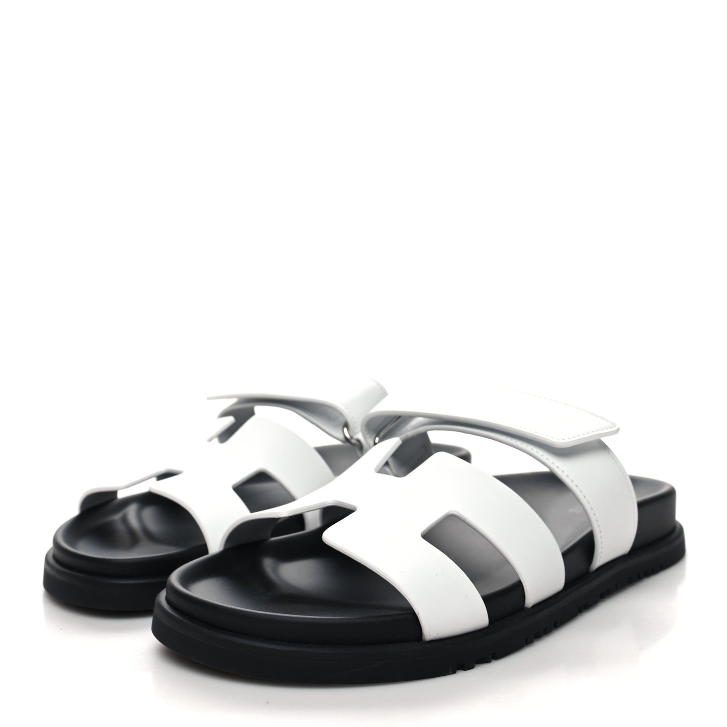 Calfskin Womens Chypre Sandals 38.5 White