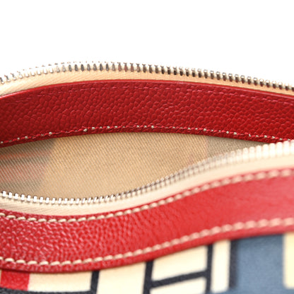 Chanel Coated Canvas Le Train Boston Bag Red 10 of 17