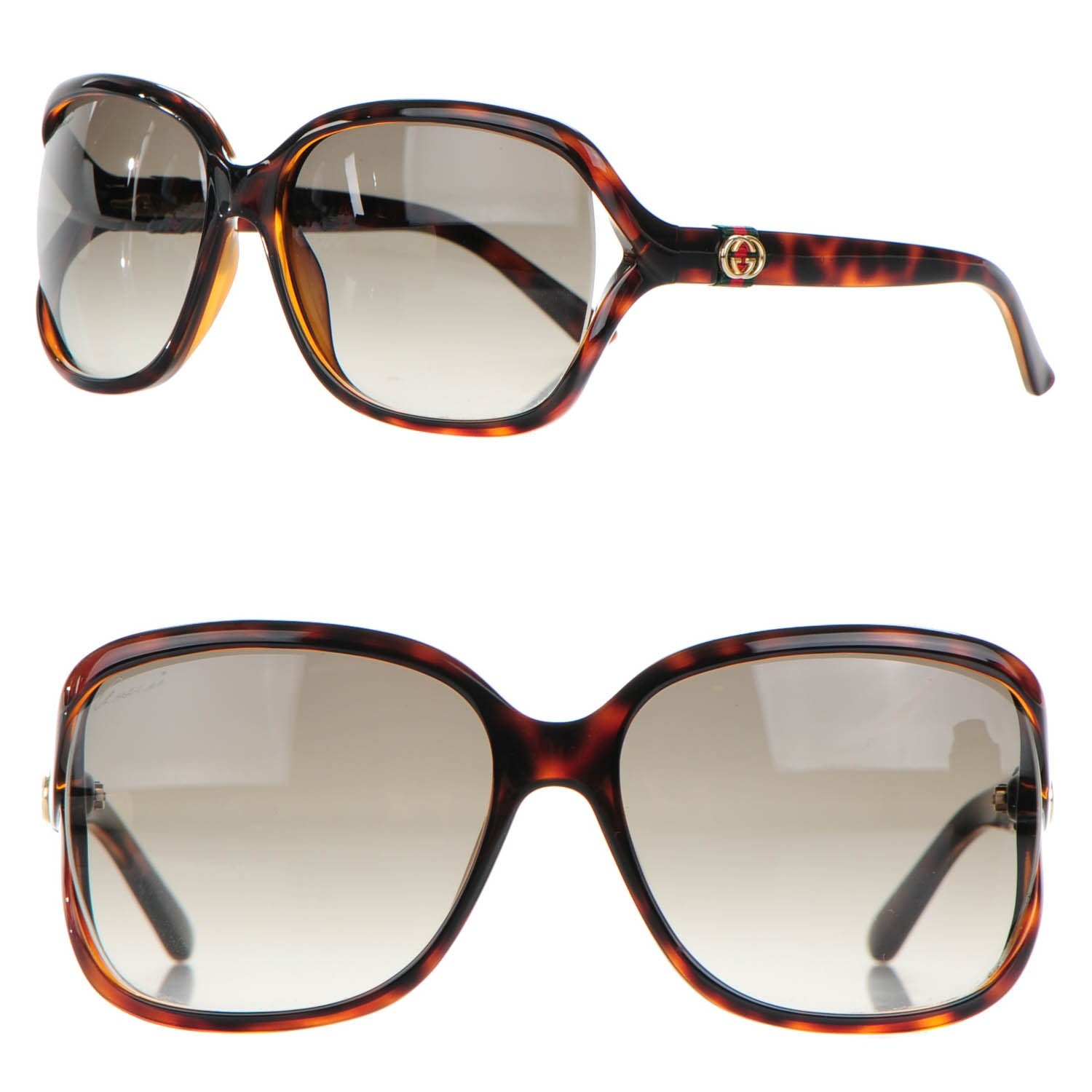 Gucci GG Web 3646/S Sunglasses Tortoise 1 of 7
