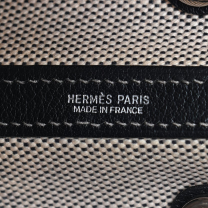 Hermes Twill D H Negonda Garden Party 30 TPM Ecru Black 8 of 11