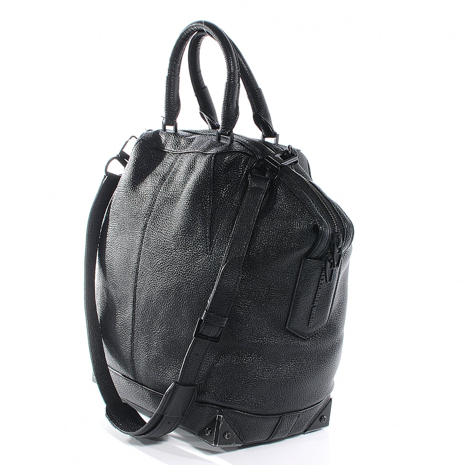 Alexander Wang Pebbled Leather Large Emile Black 5 of 7